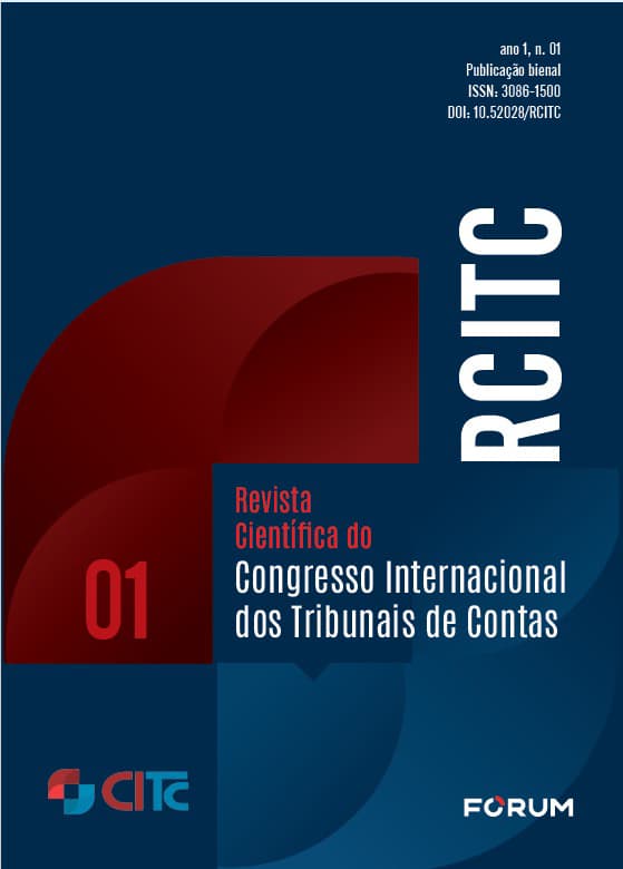 Capa da Revista Científica do Congresso Internacional dos Tribunais de Contas