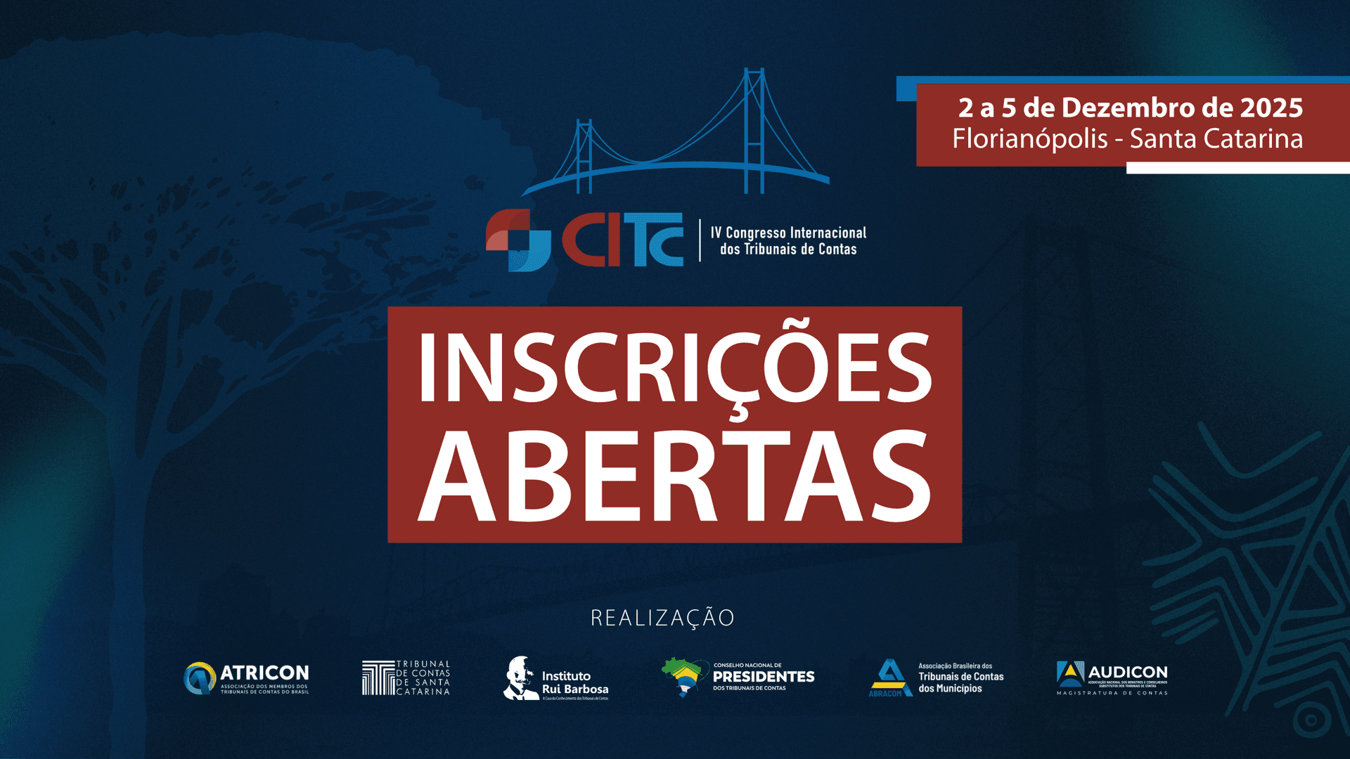 Estão abertas as inscrições para o IV Congresso Internacional dos Tribunais de Contas