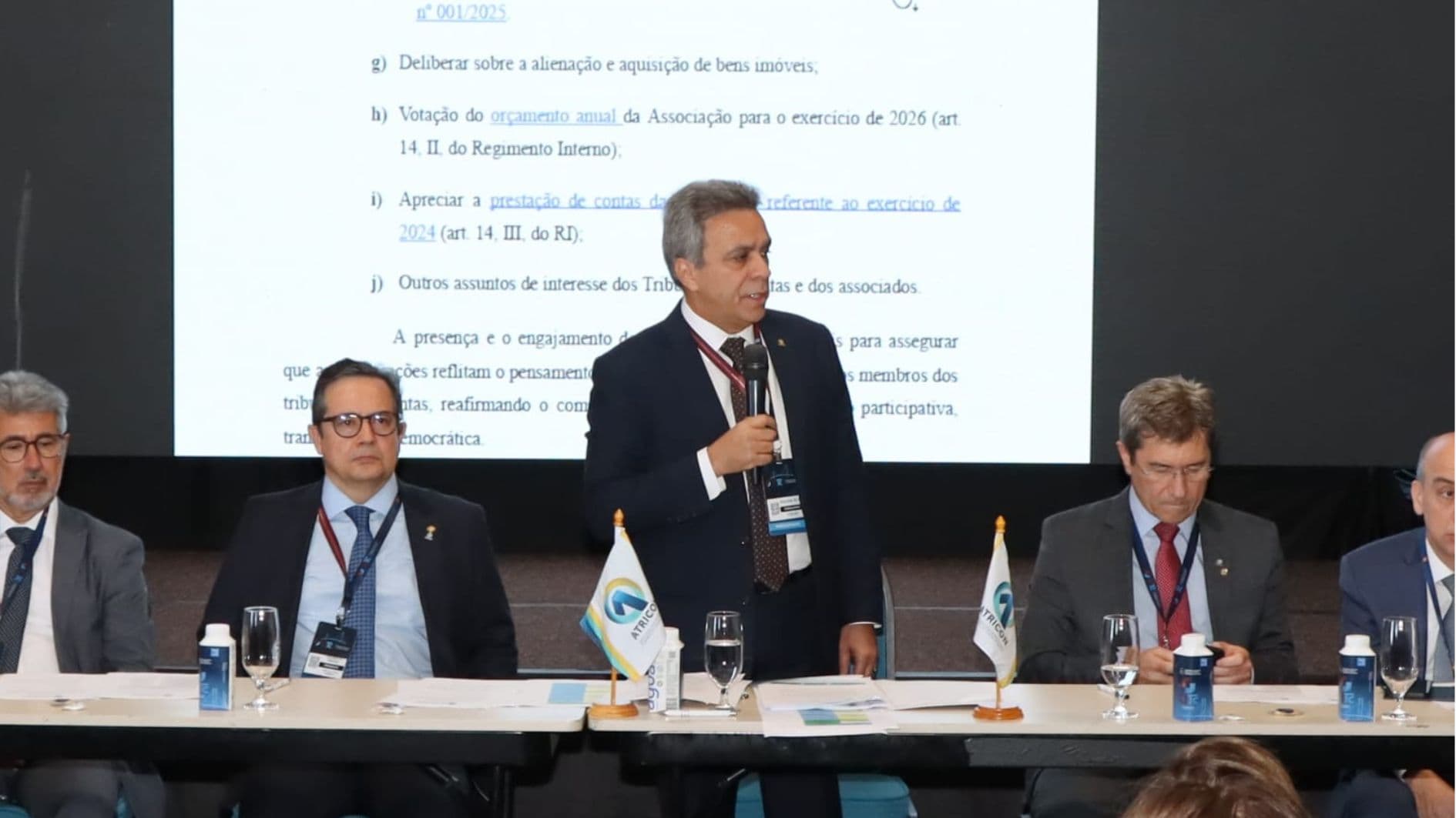 Edilson Silva é reconduzido à presidência da Atricon por aclamação