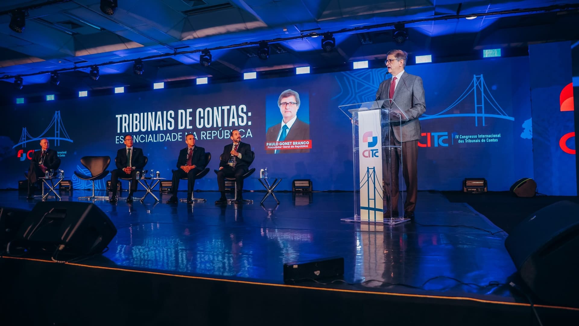 IV CITC: Essencialidade dos Tribunais de Contas e segurança jurídica pautam a palestra do procurador-geral da República, Paulo Gonet